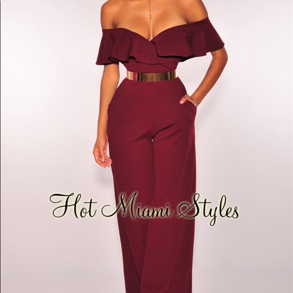 Maroon romper